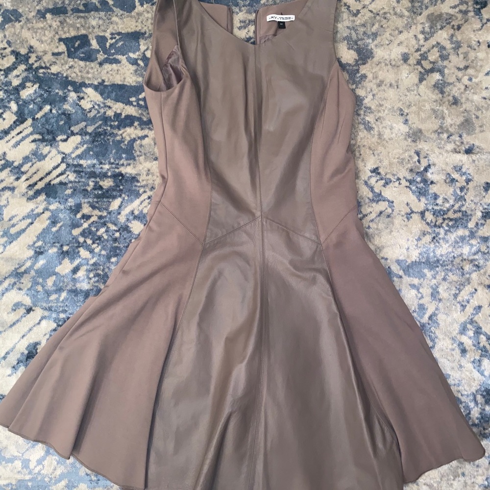 REAL LEATHER DRESS!!! super nice!!!